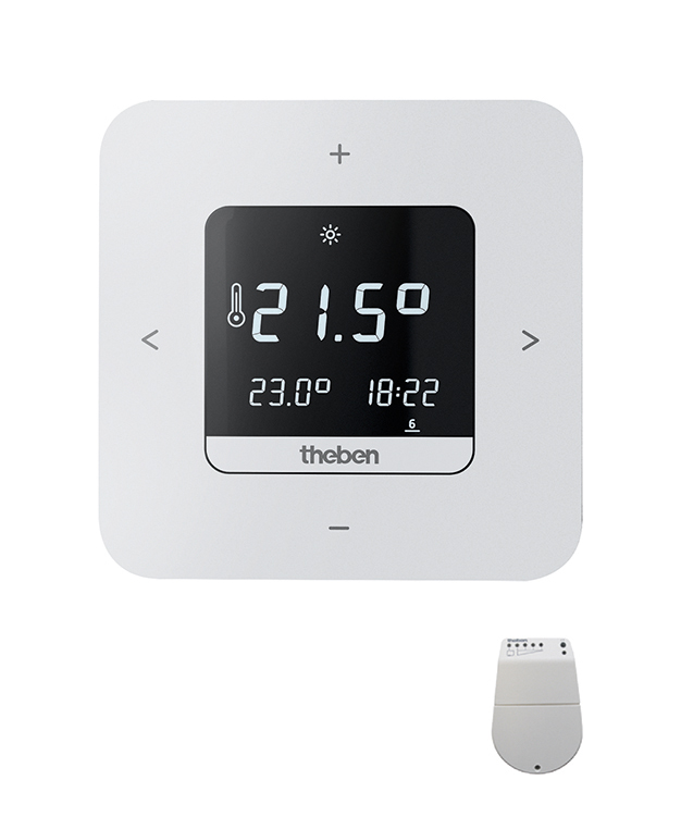 Uhrenthermostat digi 250V Schließer IP20 ws 2-30°C 16A 0,2-5K