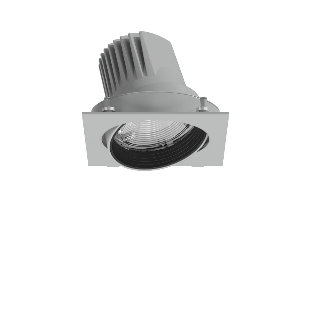 LED-Einbaustrahler 35W MAGCARDO 3000K si 3400lm 1LED Alu IP20 mt mediumstrahlend