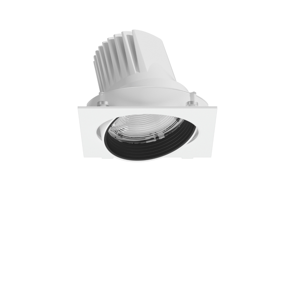 LED-Einbaustrahler 35W MAGCARDO 3000K ws 3450lm 1LED Alu IP20 mt breitstrahlend