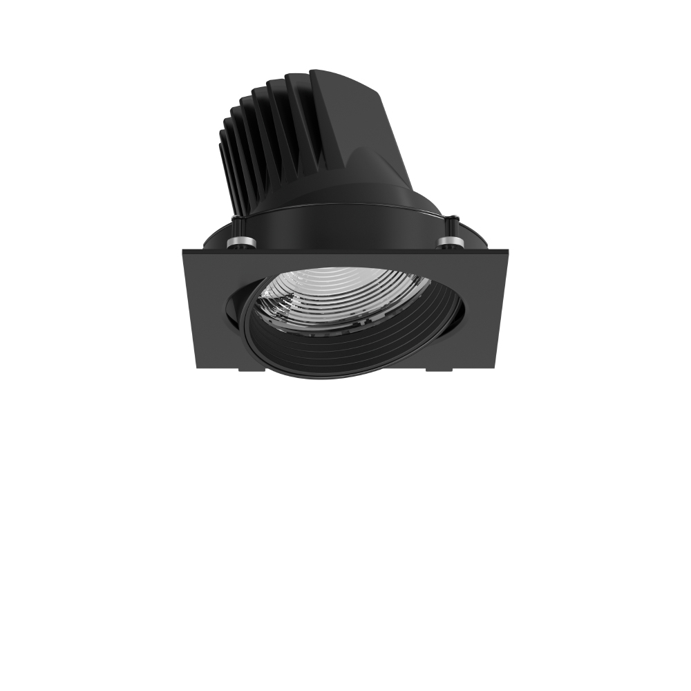 LED-Einbaustrahler 35W MAGCARDO 4000K sw 3650lm Dimmung DALI 1LED Alu IP20 mt