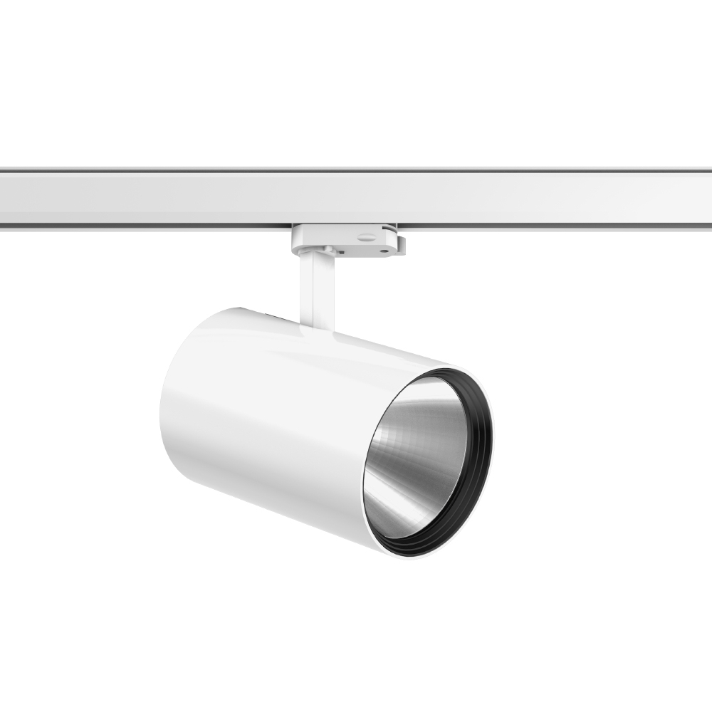 LED-Schienenstrahler 25W DEECOS 4000K ws 3350lm Konv 1LED Alu IP20 mt 3Ph
