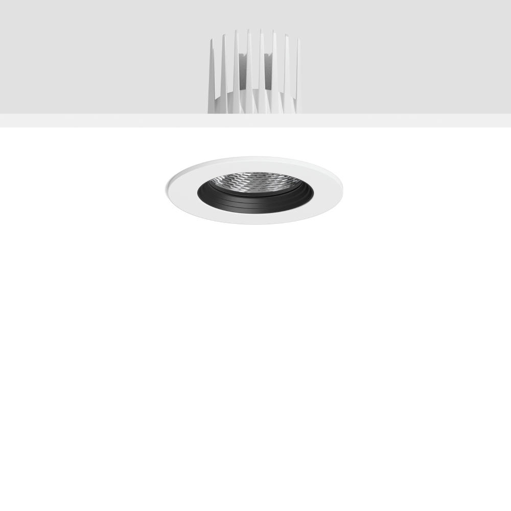 LED-Einbaustrahler 20W HELEDON 3000K Alu 2450lm Dimmung DALI 1LED IP20 ws mt