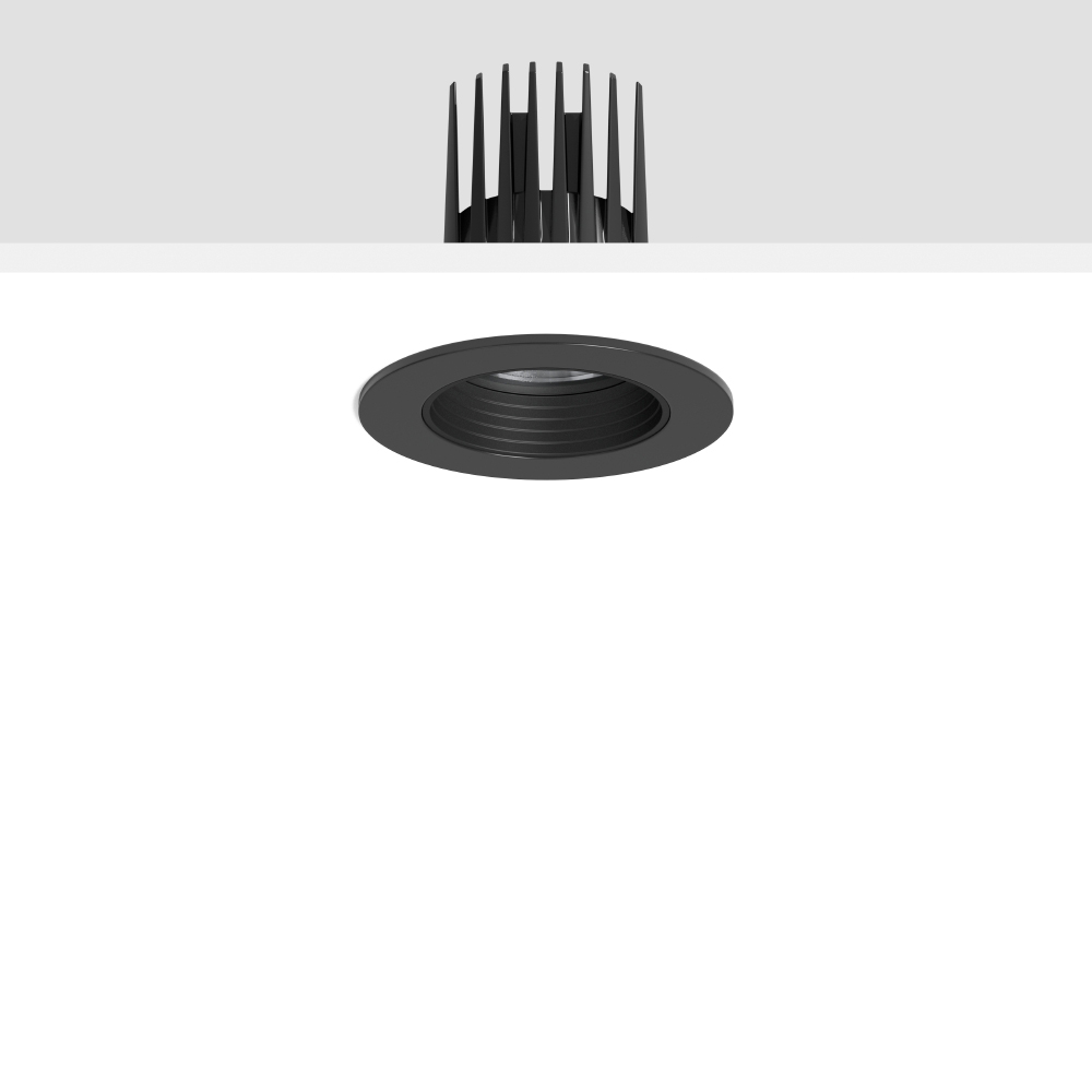 LED-Einbaustrahler 29W HELEDON 4000K Alu 3250lm 1LED IP20 sw mt breitstrahlend