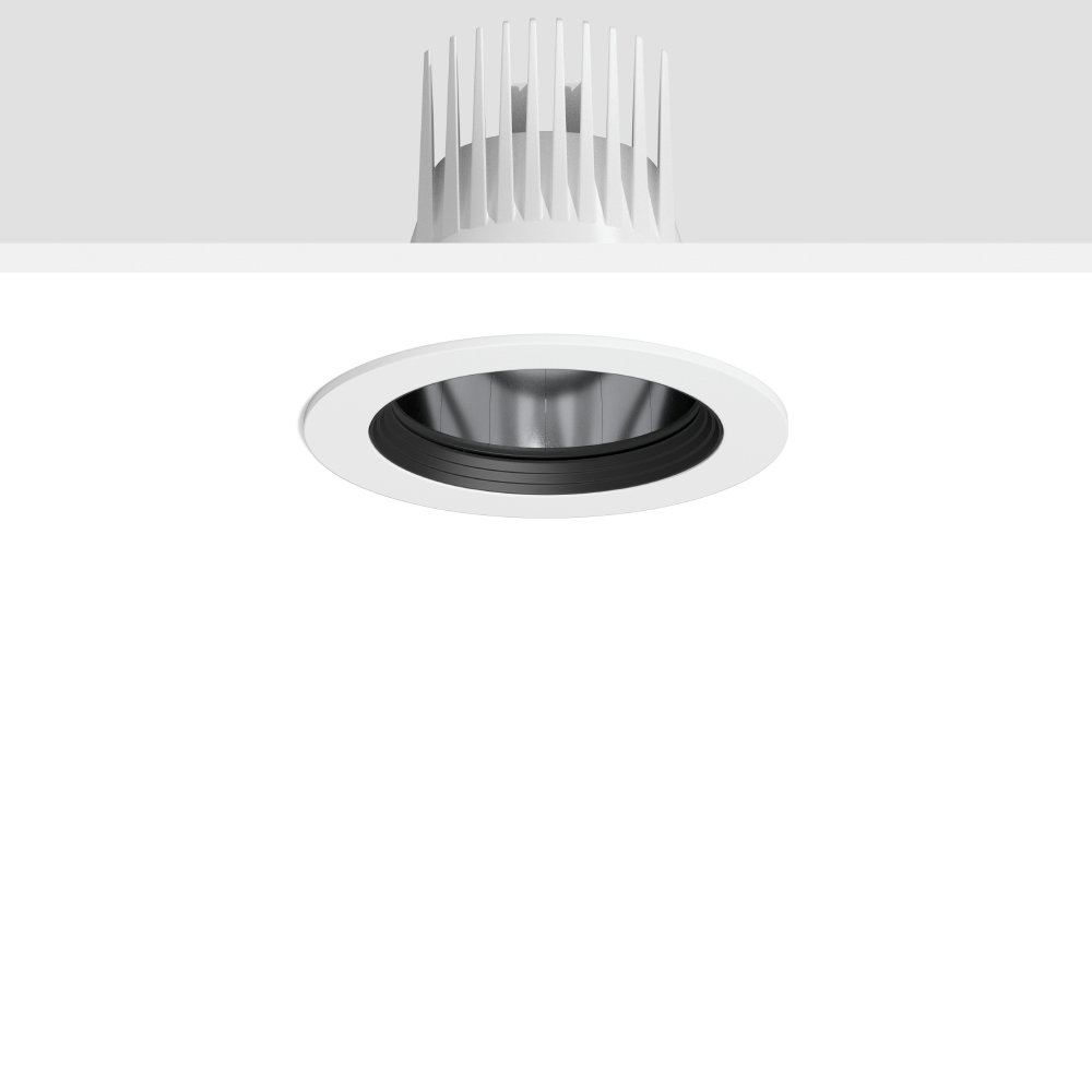 LED-Einbaustrahler 25W HELEDON 4000K Alu 3200lm Dimmung DALI 1LED IP20 ws mt