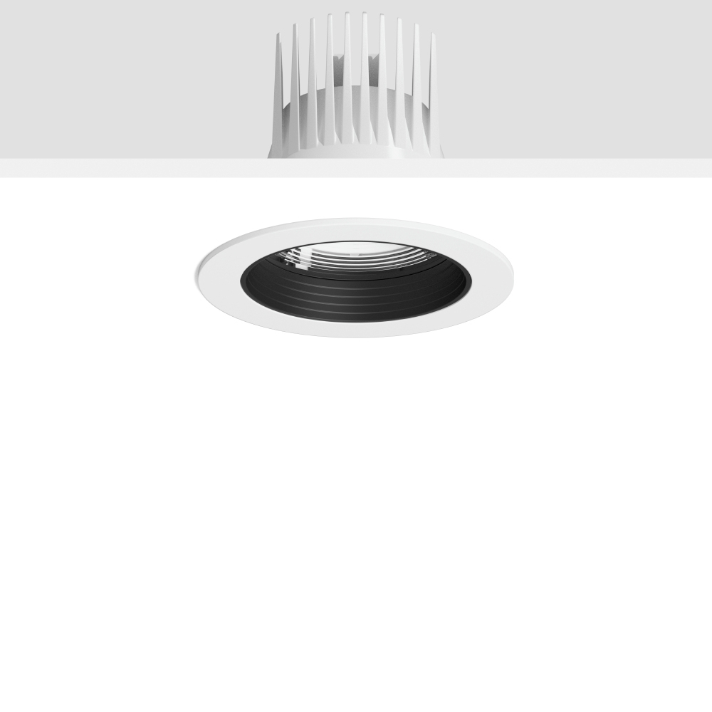 LED-Einbaustrahler 35W HELEDON 3000K Alu 3450lm 1LED IP20 ws mt breitstrahlend
