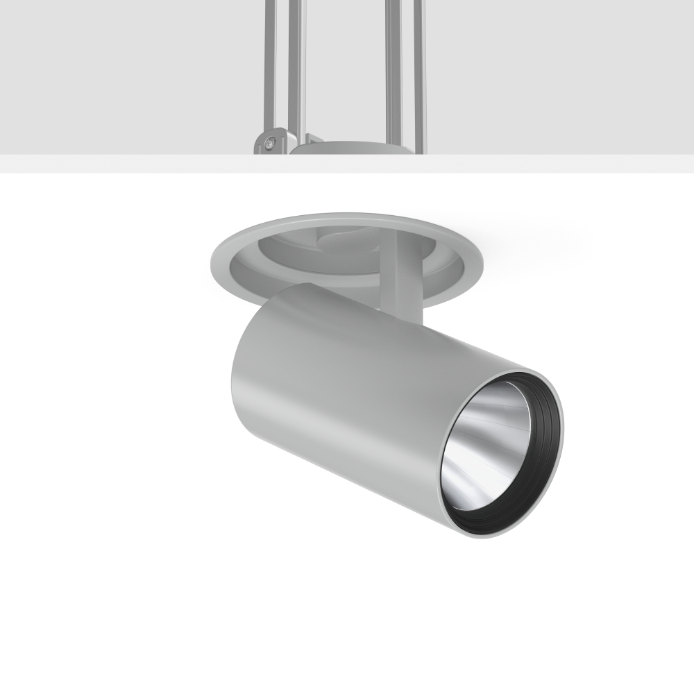 LED-Einbaustrahler 20W DEECOS 4000K 1LED 2550lm Konv Dimmung DALI Alu IP20 si mt