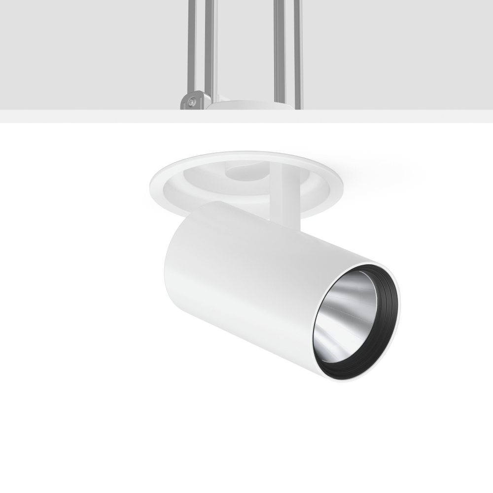LED-Einbaustrahler 29W DEECOS 4000K 1LED 3500lm Konv Dimmung DALI Alu IP20 ws mt