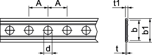 Lochband 19mm ST rnd kstummant