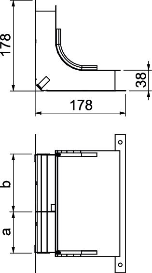 Vertikalkrümmer ST 2zug 270x178mm vz