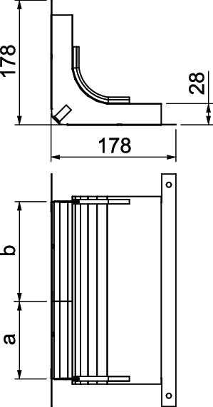 Vertikalkrümmer ST 2zug 330x178mm vz