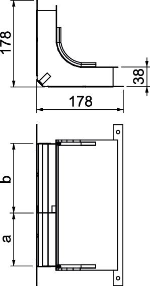 Vertikalkrümmer ST 2zug 330x178mm vz