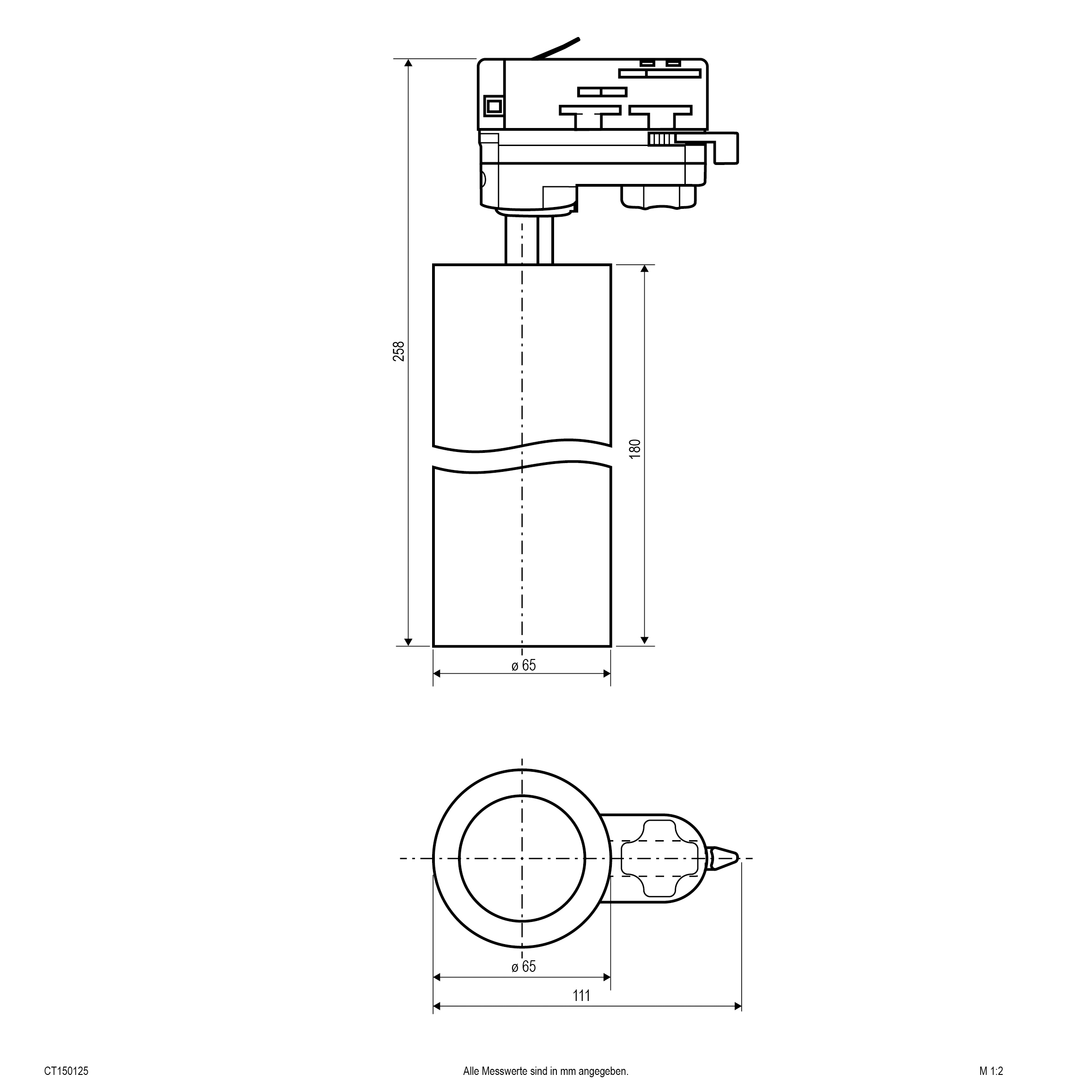 LED-Schienenstrahler 15W 3000-5000K 1LED 1680lm Konv Alu IP20 ws mt