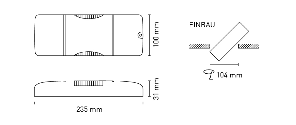 LED-Trafo 5-86W 1600mA 20-54V IP20 stat Kstgeh 235x100x31mm