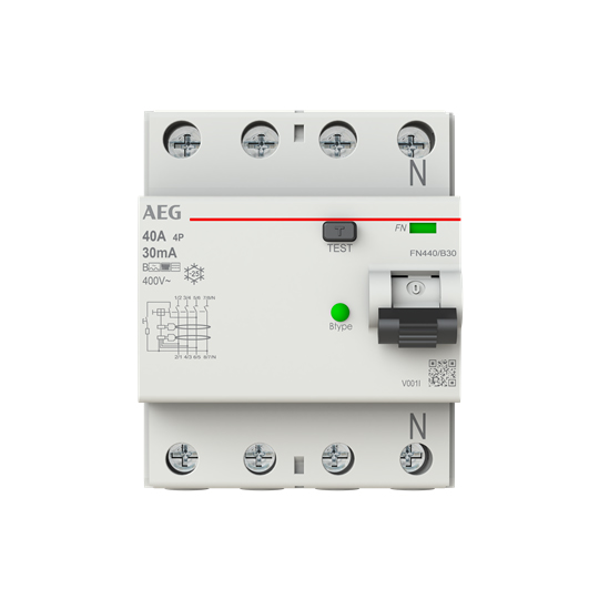 FI-Schutzschalter B 4p 440V 40A 0,03A 4TE REG