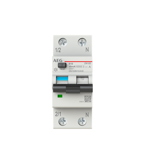 FI/LS-Schutzschalter B10 1p+N 0,03A A 10kA 2TE 1p 230V