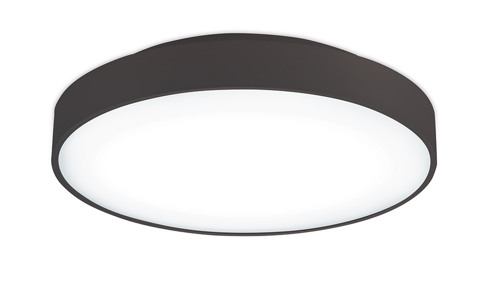 LED-Anbauleuchte CLEAR 4.0 20W 4000K sw 2900lm Konv IP20 Ø450x90mm