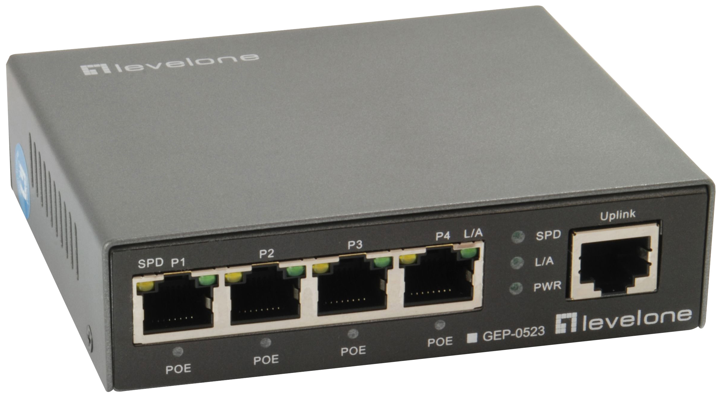 Tischswitch 802.3 af (PoE) Switch 5x10/100/1000Mbps