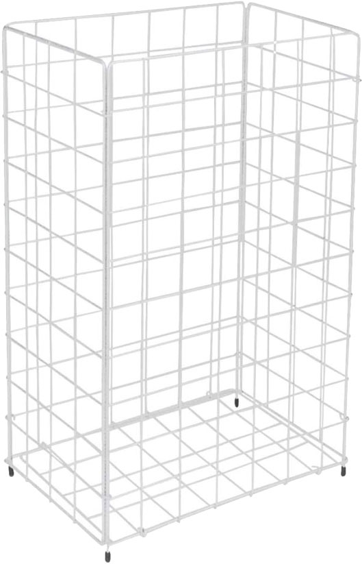 CWS Papierkorb Paradise Line Typ 301, ca. 60 l, H x B x T 620 x 410 x 250 mm, weiß