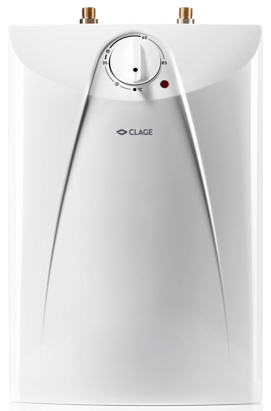 Clage Warmwasserspeicher S 5-U 5 l, 2 kW, 230 V, offen, Untertisch, mit Stecker