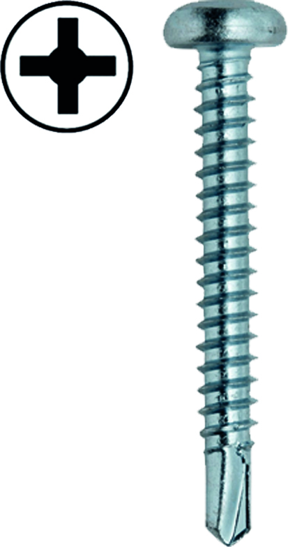 Bohrschraube 4,8x32mm DIN7504 GVZ Linsenk VE100