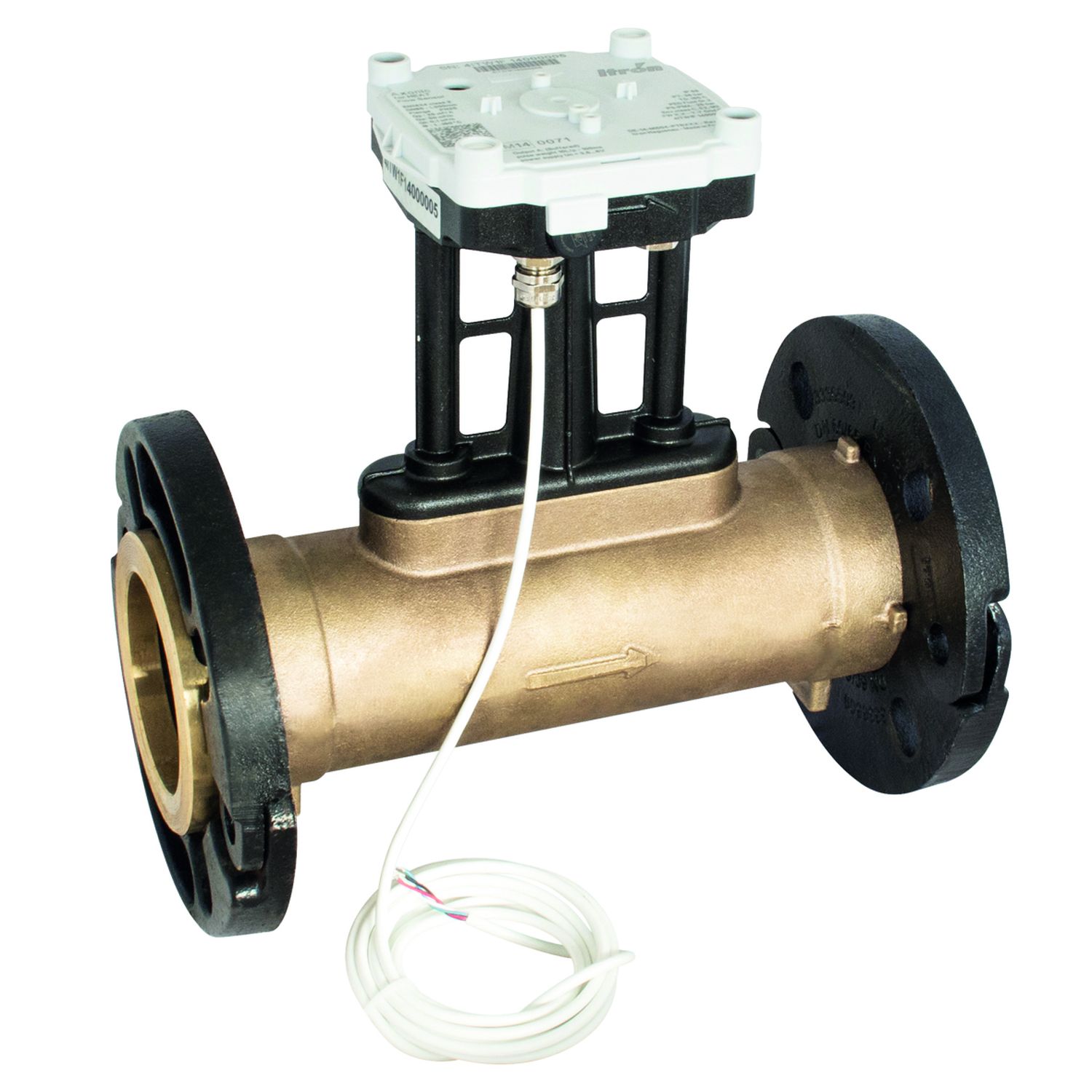 Allmess Ultraschall-Durchfluss-Sensor AXONIC qp 100, DN125-PN16, 250 mm, Wärme, 250 l/Impuls