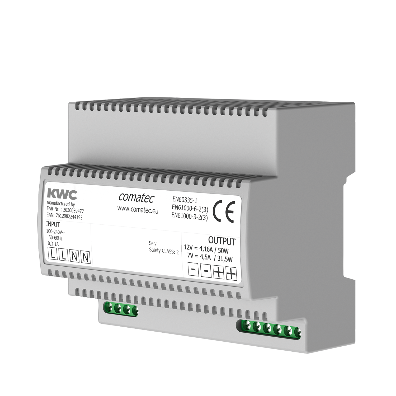 Aquarotter Netzteil 6,75 V/12 V DC