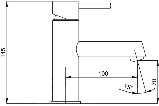 AQVAZONE Standventil AQVA DESIGN chrom, rund, 1/2&quot;