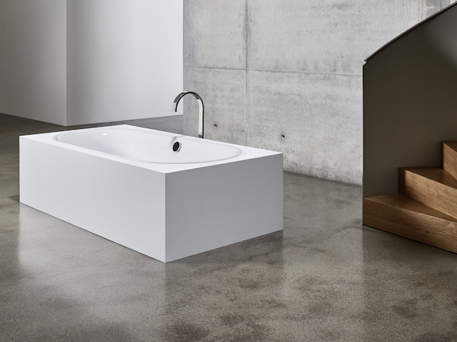 Badewanne BetteLux Oval 3466 Glasur, snow, 180x80x45cm