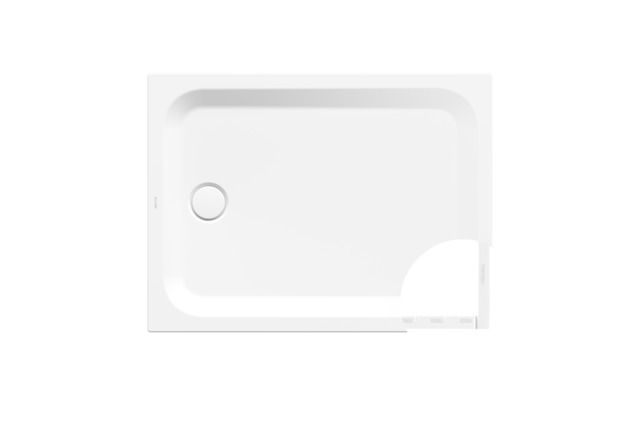 Duschwanne BetteUltra 8743 110x110x3,5cm, Mini-Wannenträger, taupe