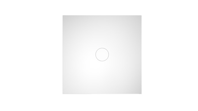 Bette Duschfliese BetteAir 1200 x 1200 mm, Rechteck, glasierter Titan-Stahl