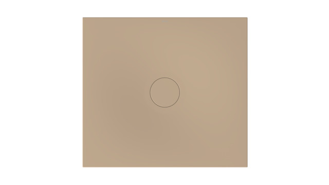 Bette Duschfliese BetteAir 1100 x 1000 mm, greige, Rechteck, glasierter Titan-Stahl