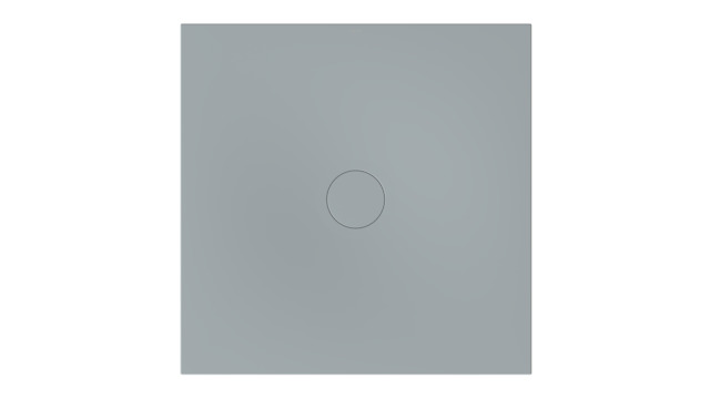 Bette Duschfliese BetteAir 1200 x 1200 mm, quartz, Rechteck, glasierter Titan-Stahl, mit Minimum-Täger