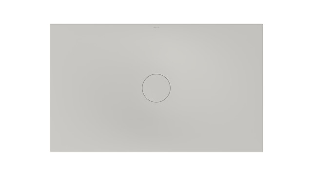 Bette Duschfliese Antirutsch Pro BetteAir 1500 x 900 mm, silver, Rechteck, glasierter Titan-Stahl, mit Minimum-Täger