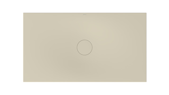 Bette Duschfliese BetteAir 1600 x 900 mm, beige, Rechteck, glasierter Titan-Stahl, mit Minimum-Täger