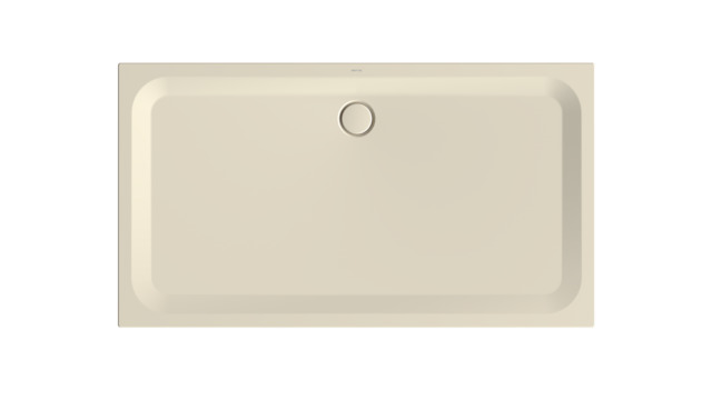 Duschwanne BetteUltra 5808 180x100x3,5cm, Mini-Wannenträger, pergamon