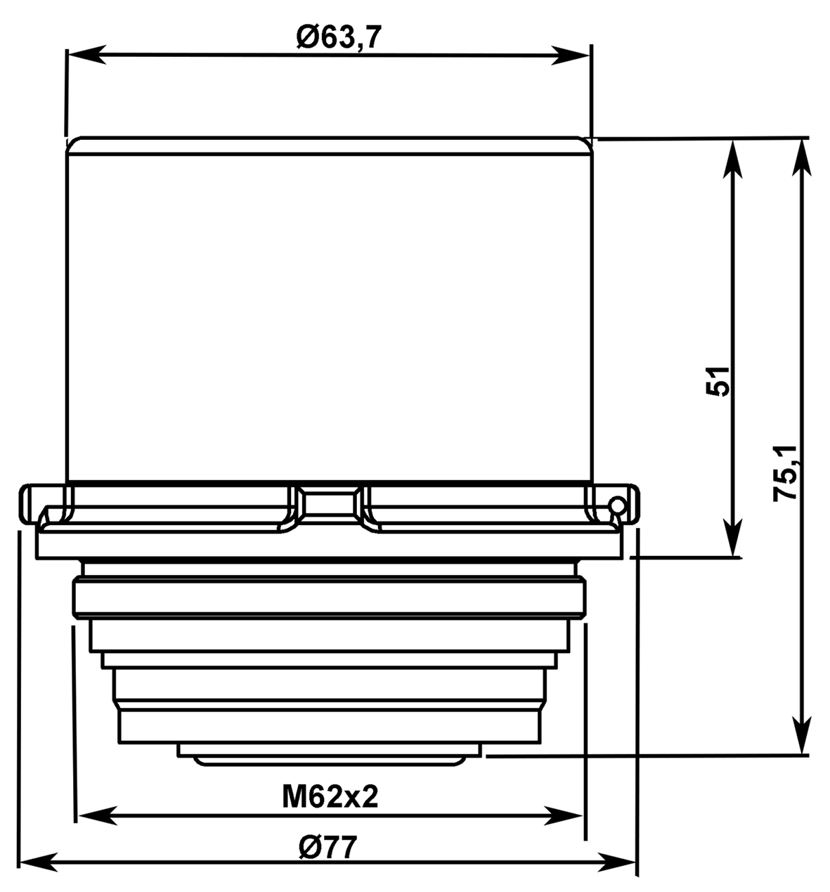 Deltamess Messkapsel warm, Q3 2,5 cbm/h