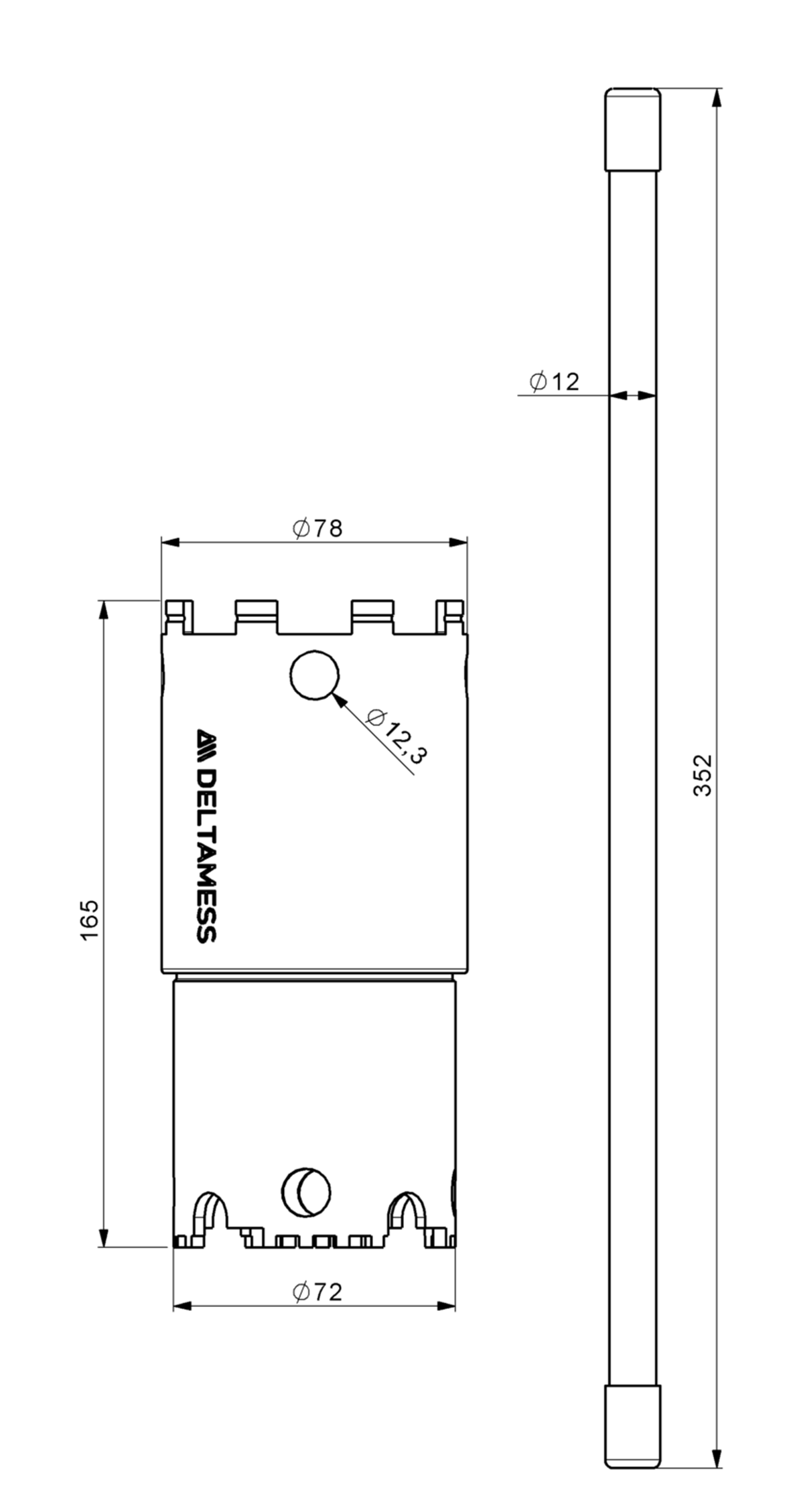 Deltamess MK-Montageschlüssel Universal