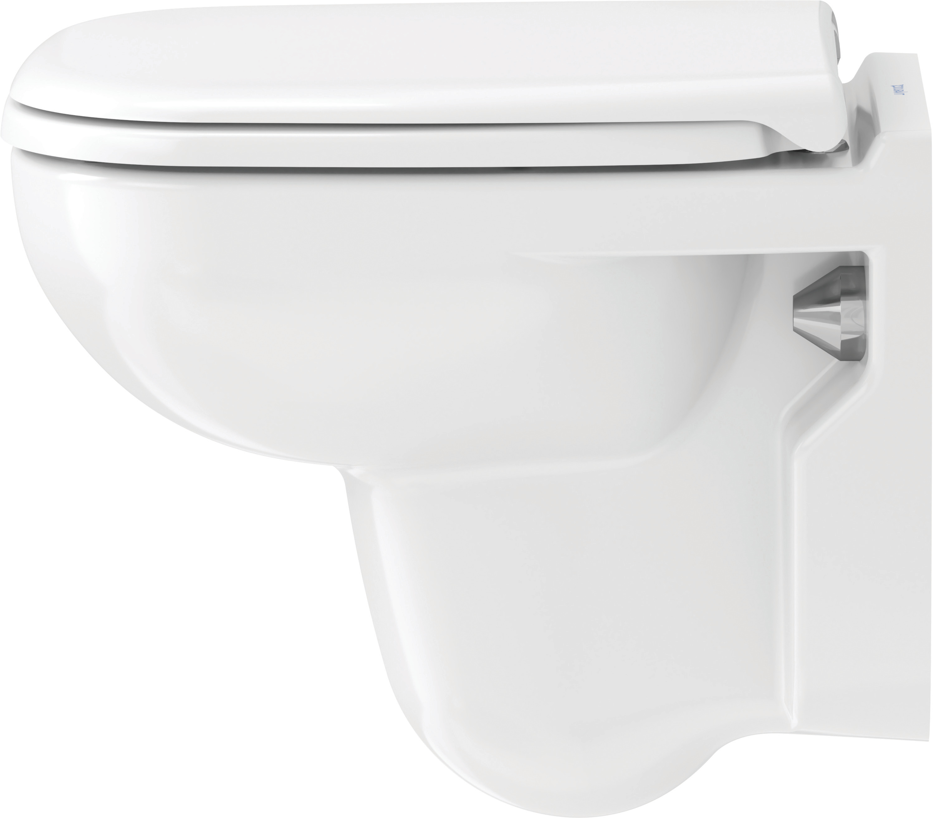 Duravit WC-Sitz D-Code mit Absenkautomatik, Scharniere Kunststoff, weiß