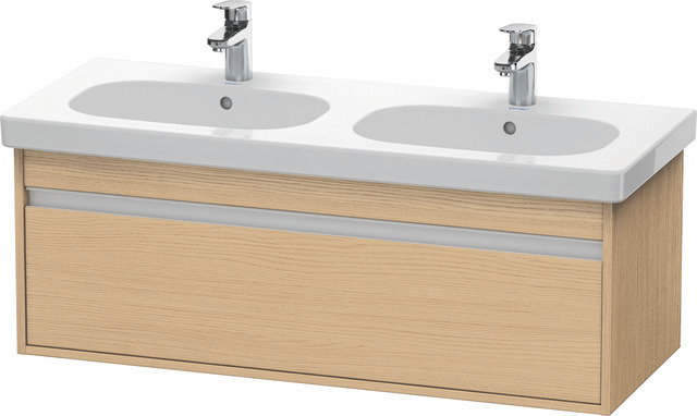 Duravit Waschtisch-Unterschrank Ketho 115 x 45,5 cm, Eiche natur, 1 Auszug, wandhängend