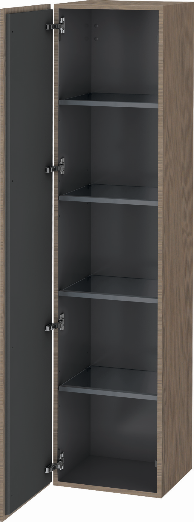 Duravit Hochschrank L-Cube 40x36,3x176cm, Tür links, eiche terra