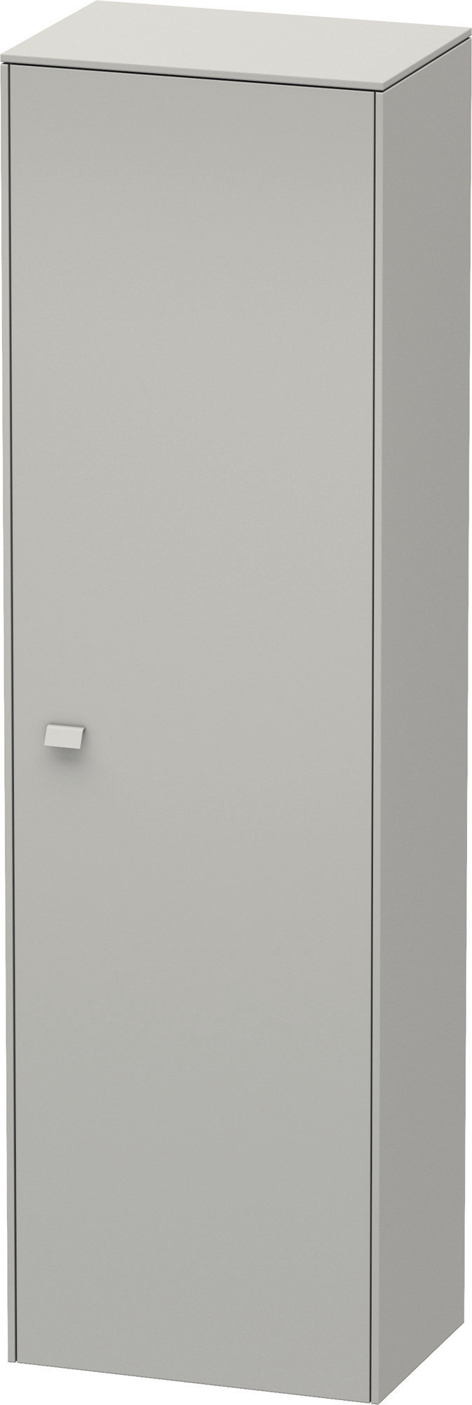 Duravit Hochschrank Brioso 52x36x177cm, Tür rechts, Betongrau matt