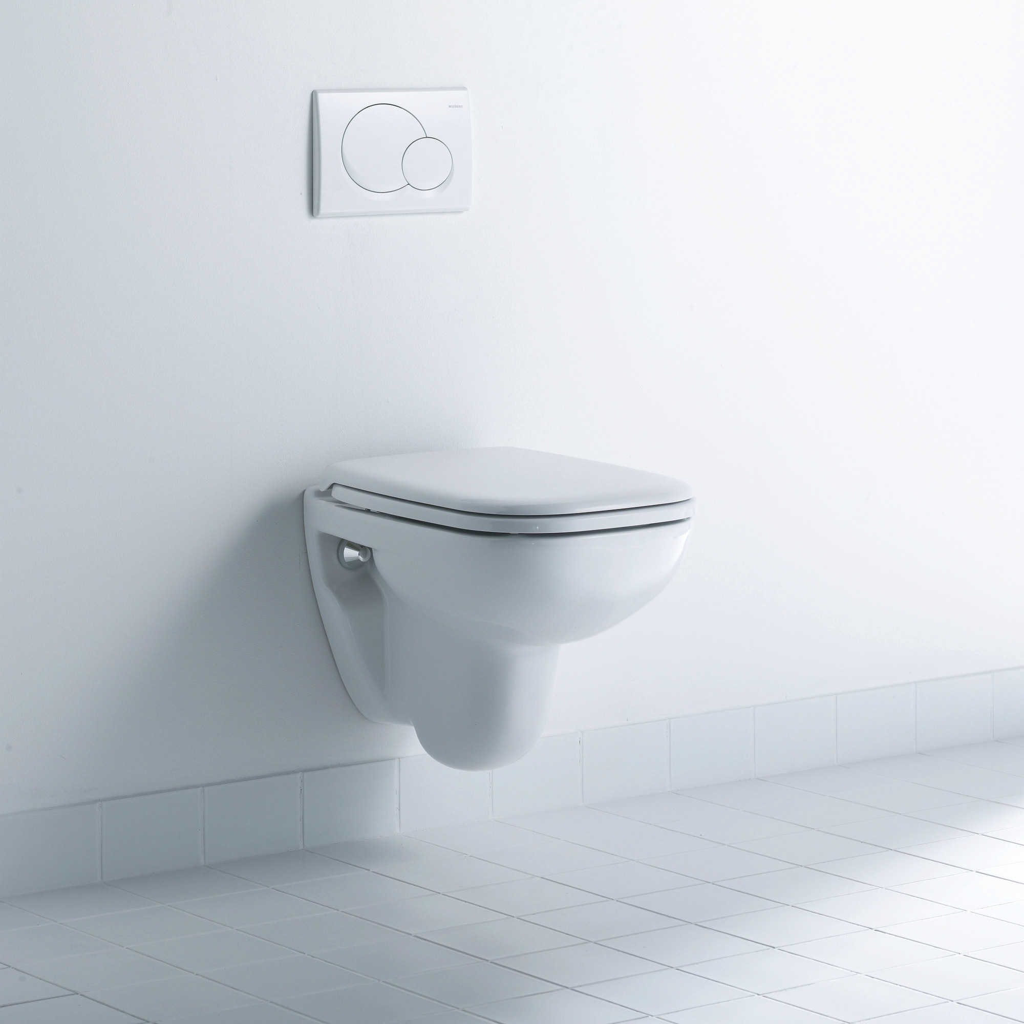 Duravit WC-Sitz D-Code ohne Absenkautomatik Scharniere Edelstahl, weiß