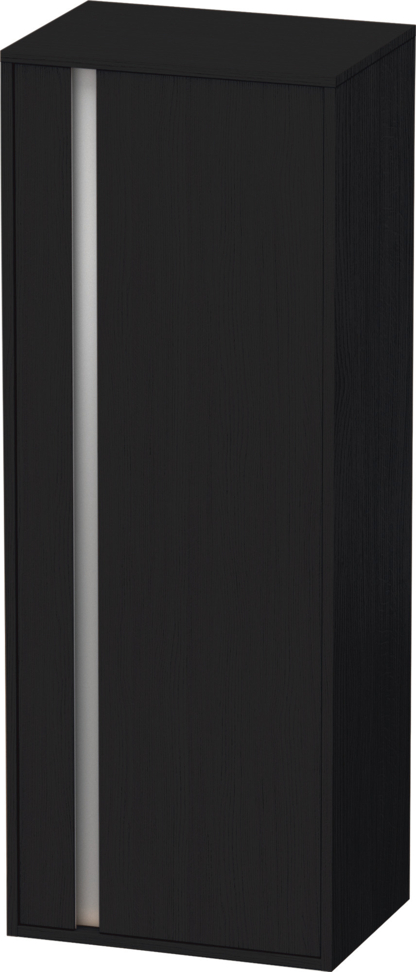 Duravit Hochschrank Ketho 50 x 36 cm, Tür rechts, Eiche schwarz