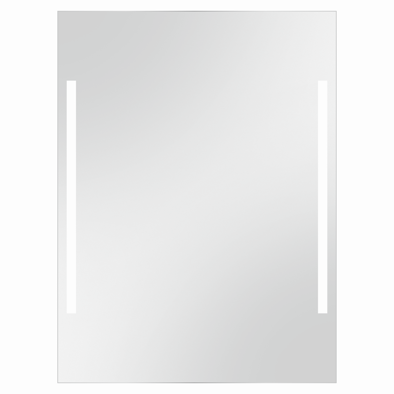 Euraspiegel Lichtspiegel Maja 600 x 800 mm, 2 x 24 W, mit T5-Technik, warmwhite oder coolwhite