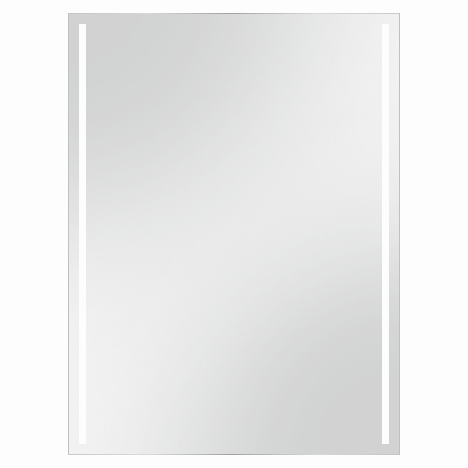Euraspiegel LED-Lichtspiegel Luis 600 x 800 mm, 27 W, eckig, LED-Technik austauschbar