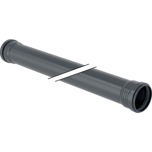 Geberit Rohr Silent Pro DN 100, 3000 mm, mit 2 Muffen