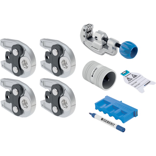 Geberit Pressbacken-Set Mapress Ø 15-35 mm, Kompatibilität (1), verzinkt