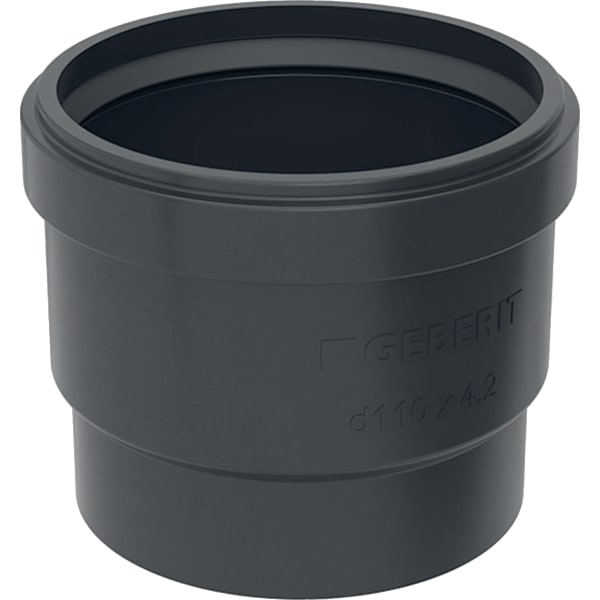 Geberit Steckmuffe PE DN 70, mit Lippendichtung, PE-HD