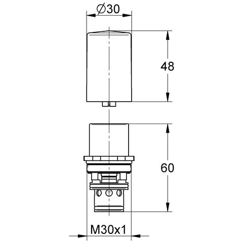 GROHE Unterputz-Umstellung 440018 für Eichelberg UP-EH-Wannenbatterie chrom