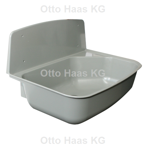 HAAS Ausgussbecken Greta 526 x 342 x 367 mm, Universal, Polypropylen, grau